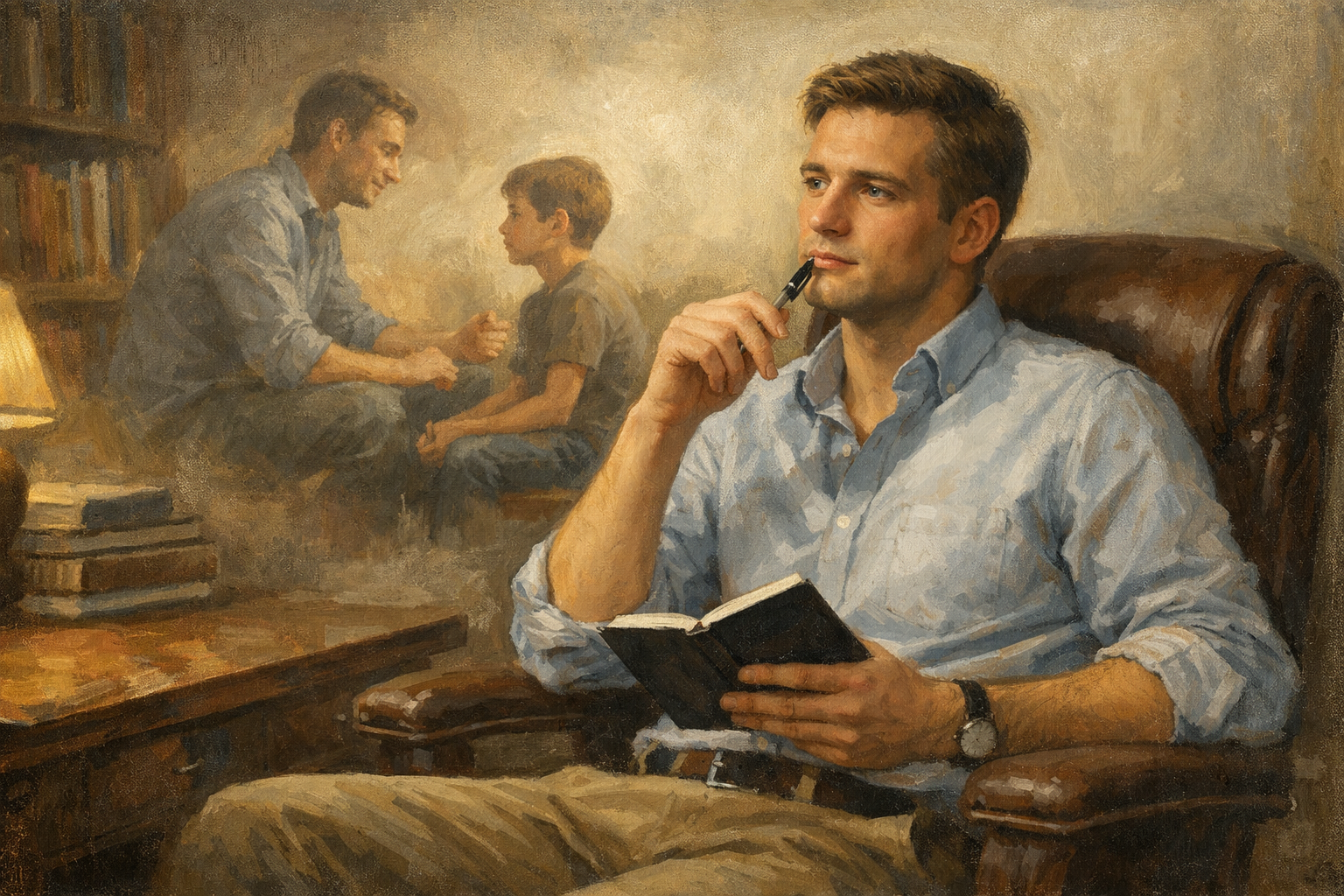 A father reflecting on what fatherhood means
